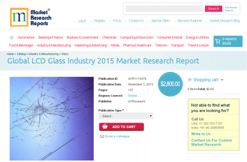 Global LCD Glass Industry 2015'