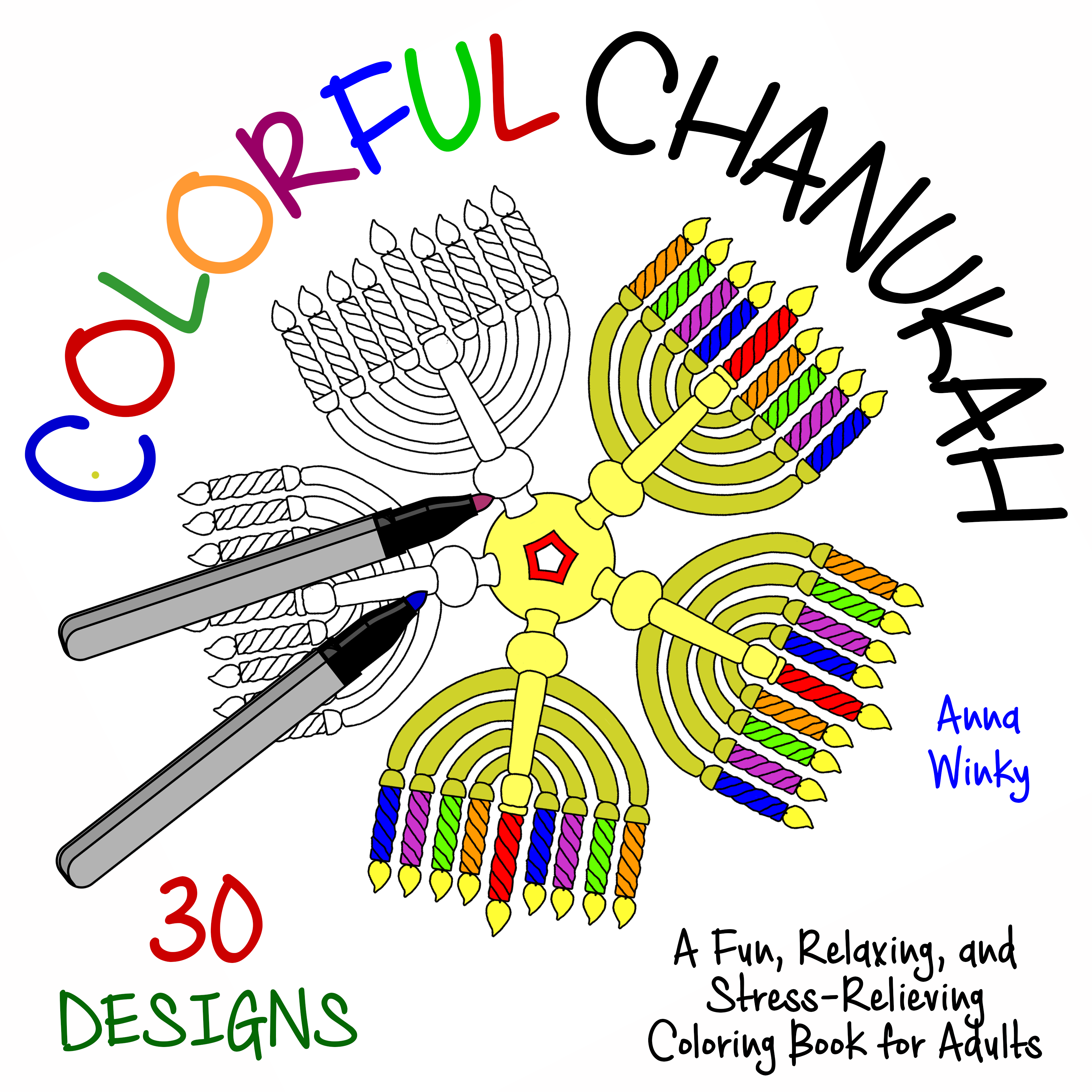 Chanukah Coloring Book'