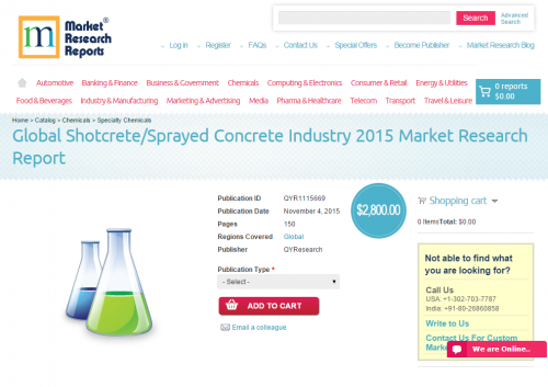 Global Shotcrete/Sprayed Concrete Industry 2015'