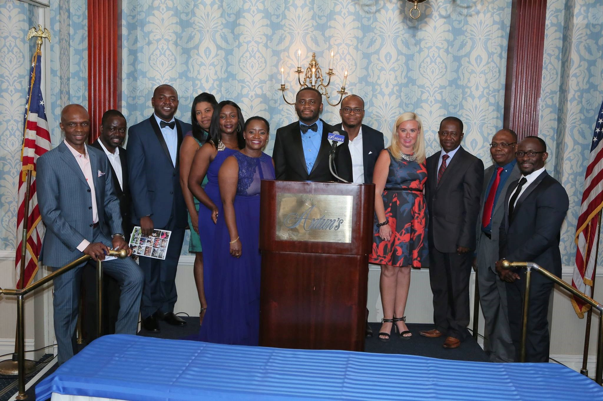 The WiN Team at the event'