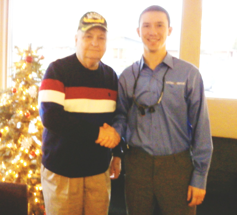 James, one of the Smiles for Veterans winner from 2014.