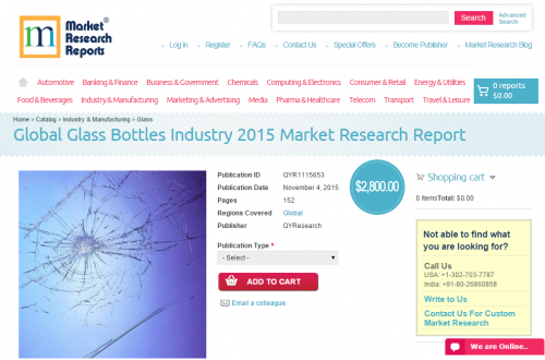 Global Glass Bottles Industry 2015'
