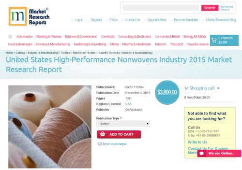 United States High-Performance Nonwovens Industry 2015'