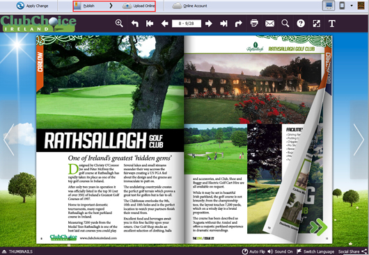 design an interactive magazine