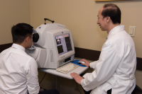TSO Humble eye exam with OCT scanner
