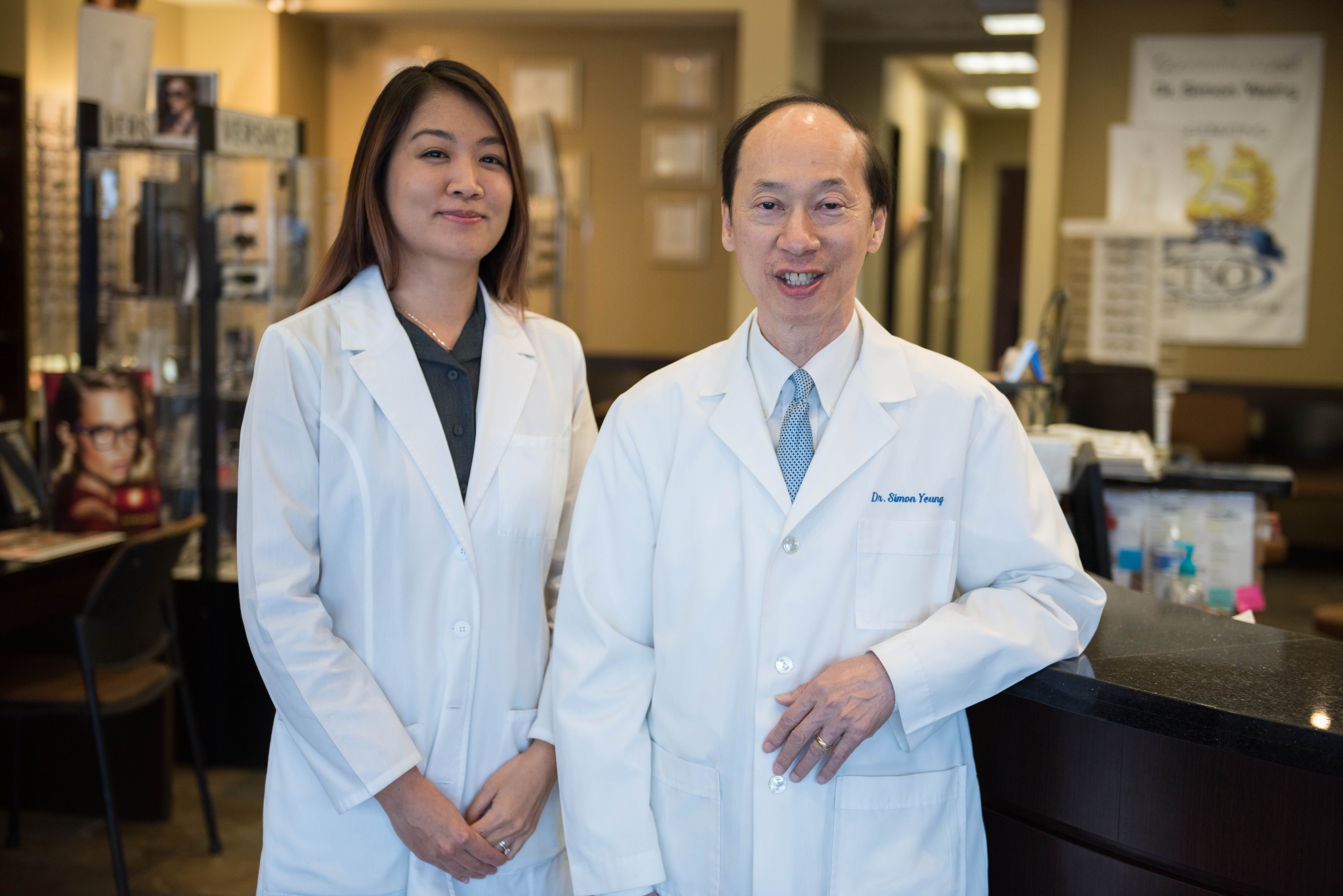 TSO Humble optometrists - Dr. Yeung and Dr. Chu
