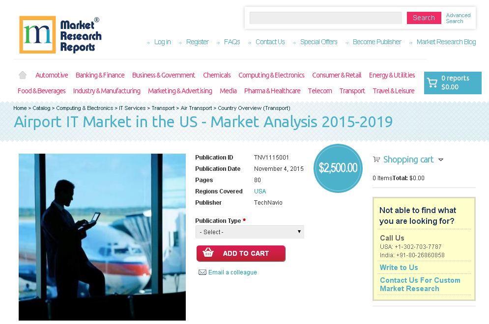 Airport IT Market in the US - Market Analysis 2015-2019