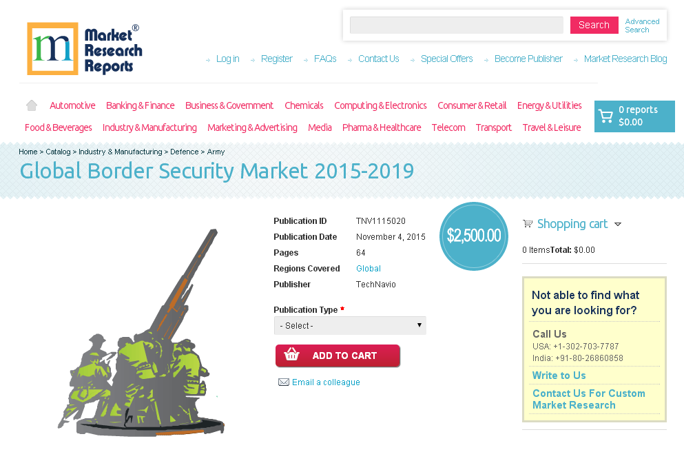 Global Border Security Market 2015-2019'