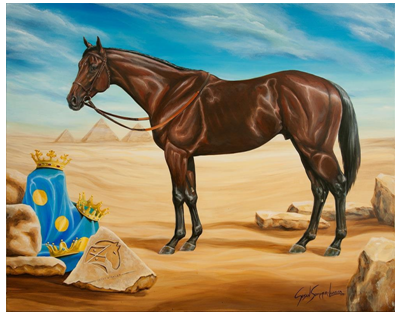 Official Artist of American Pharoah, Susan Sommer-Luarca has'