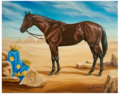 Official Artist of American Pharoah, Susan Sommer-Luarca has