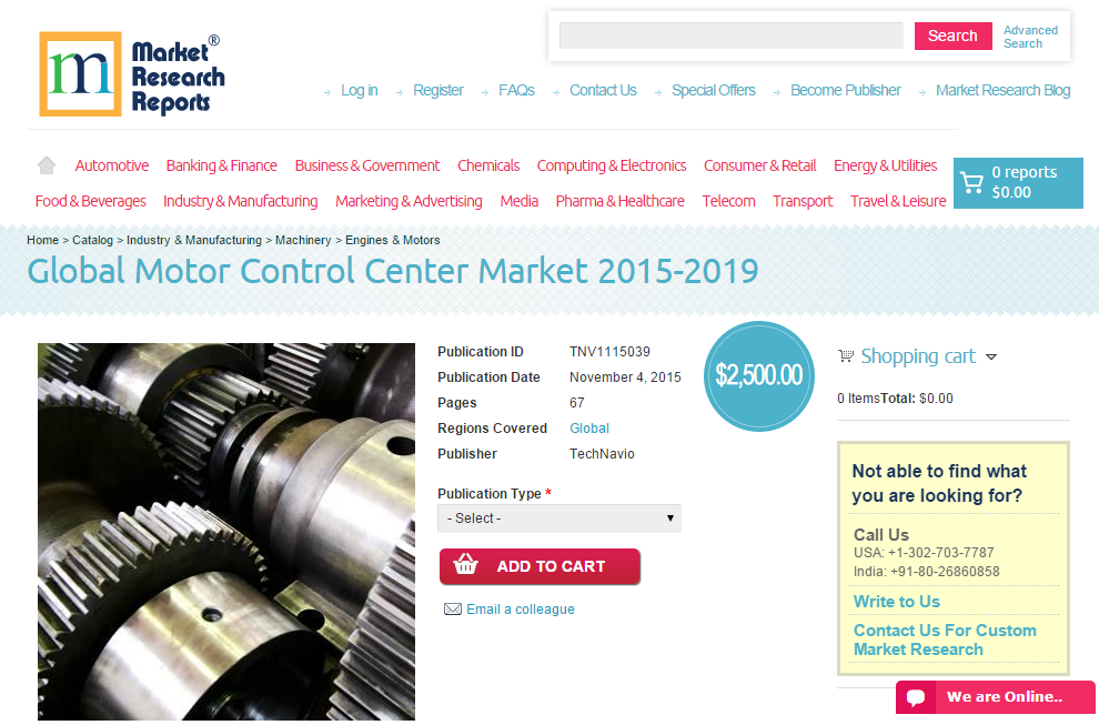 Global Motor Control Center Market 2015-2019'