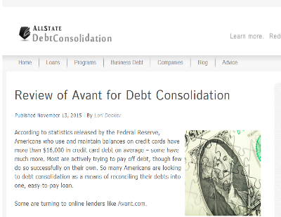 Simple Review for Avant Loans'