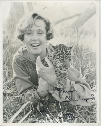 Tippi with Leopard