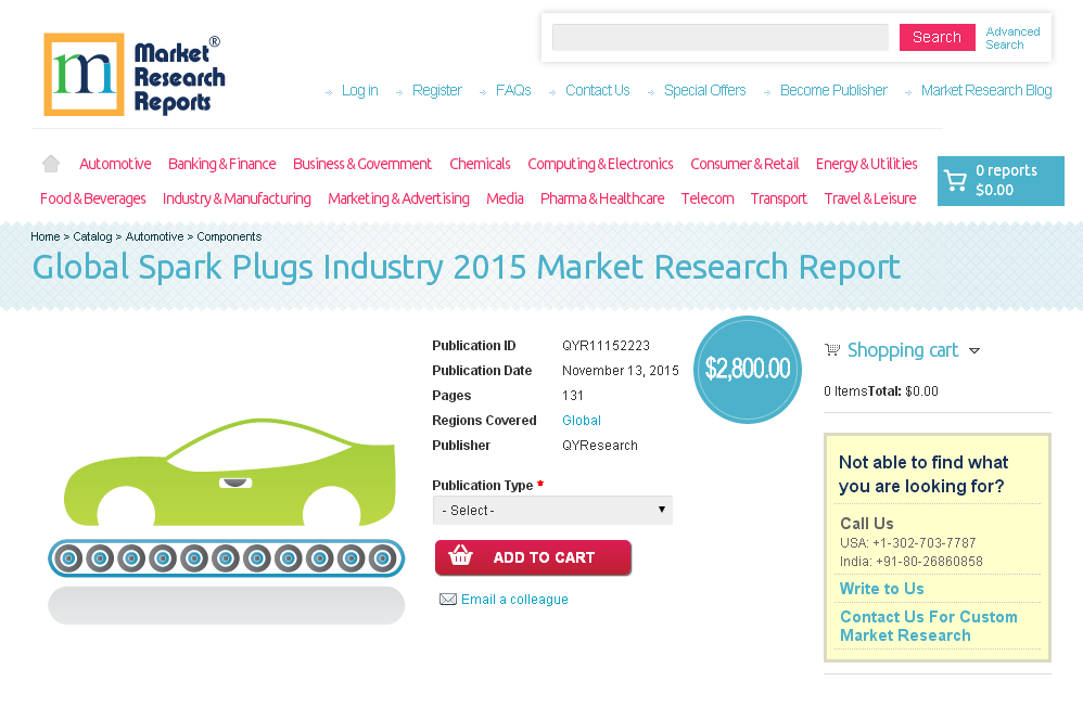 Global Spark Plugs Industry 2015