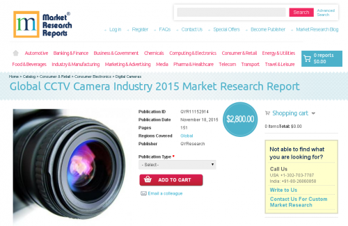 Global CCTV Camera Industry 2015'