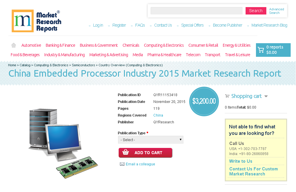 China Embedded Processor Industry 2015'