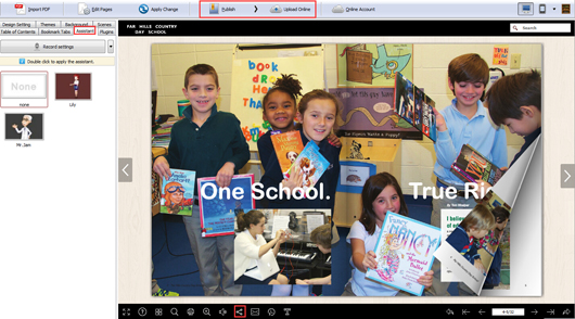 make an interactive school magazine