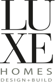 LUXE Homes Design+Build, llc. Logo