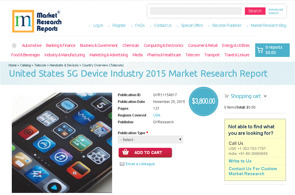 United States 5G Device Industry 2015