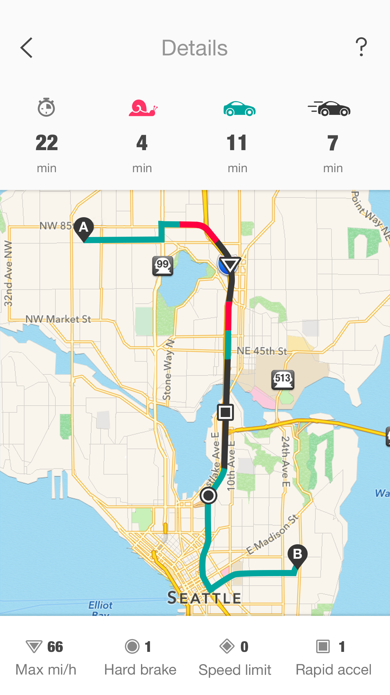 MileCatcher Map View'