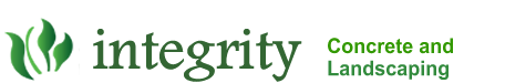 Integrity Landscaping and Concrete Logo