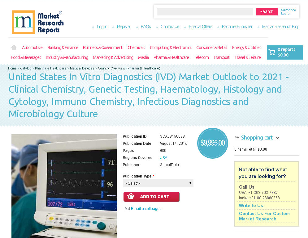 United States In Vitro Diagnostics (IVD) Market Outlook'
