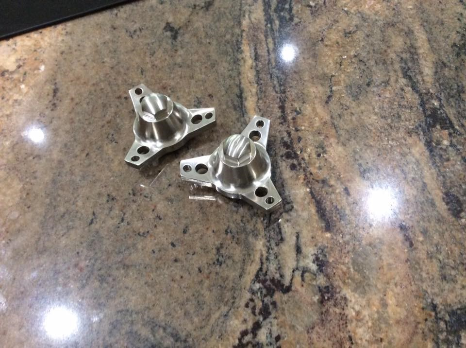 Motorcycle Billet Spinner Knockoffs