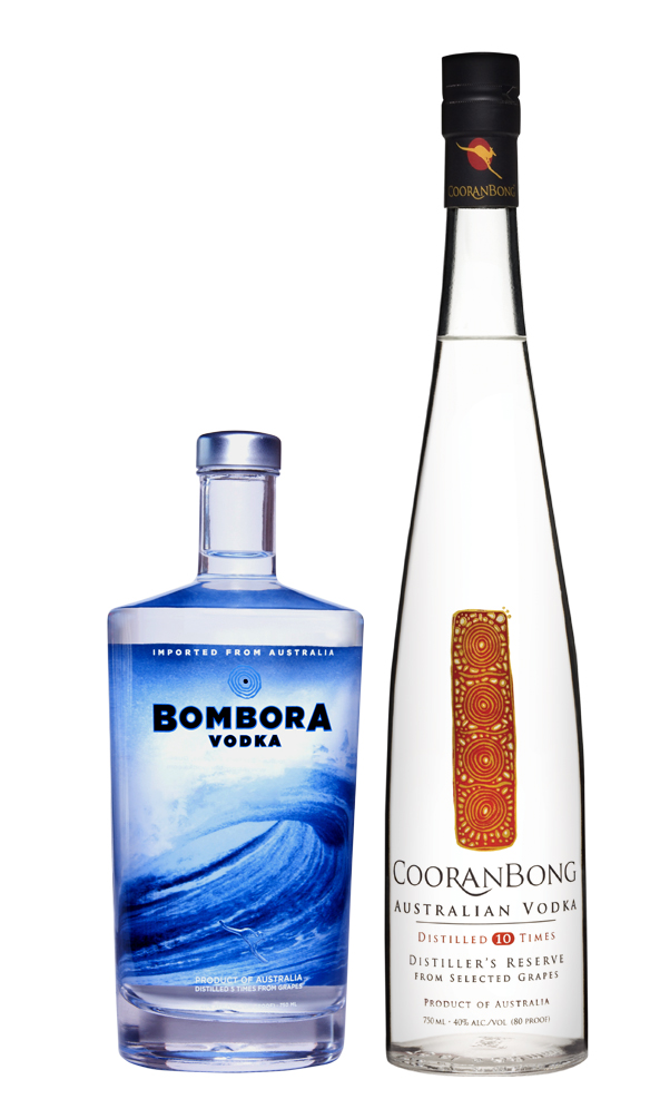 Bombora &amp; Cooranbong Australian Vodkas distilled fro