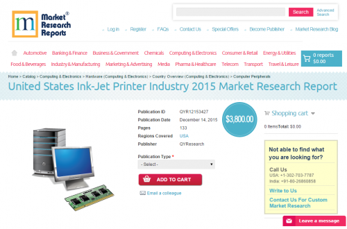 United States Ink-Jet Printer Industry 2015'