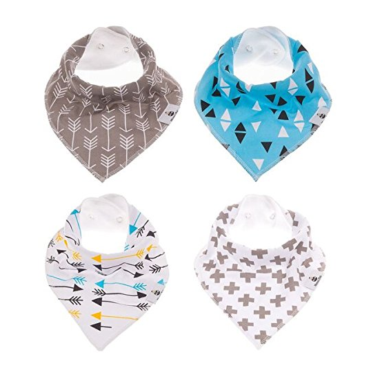 Momma's Babi Baby Bandana Drool Bibs on Amazon.