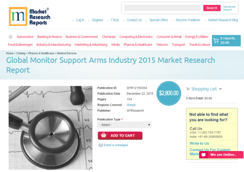 Global Monitor Support Arms Industry 2015'