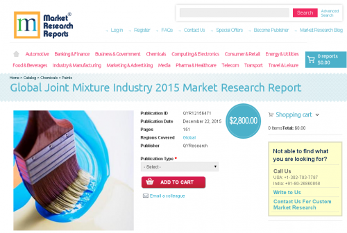 Global Joint Mixture Industry 2015'