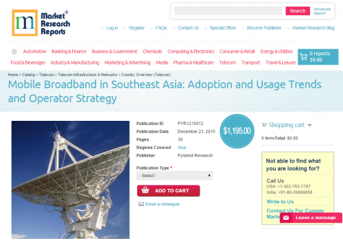 Mobile Broadband in Southeast Asia: Adoption and Usage Trend'