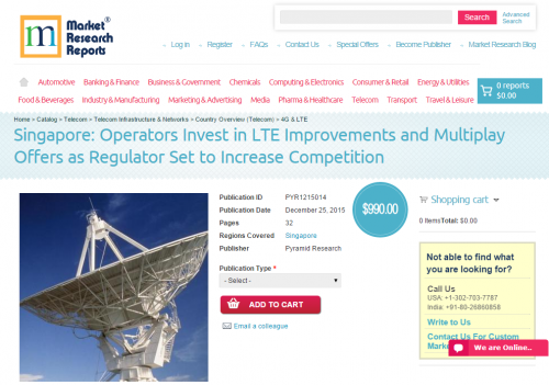 Singapore: Operators Invest in LTE Improvements'