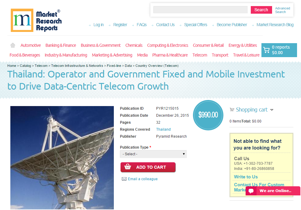 Thailand: Operator &amp; Government Fixed and Mobile Inv