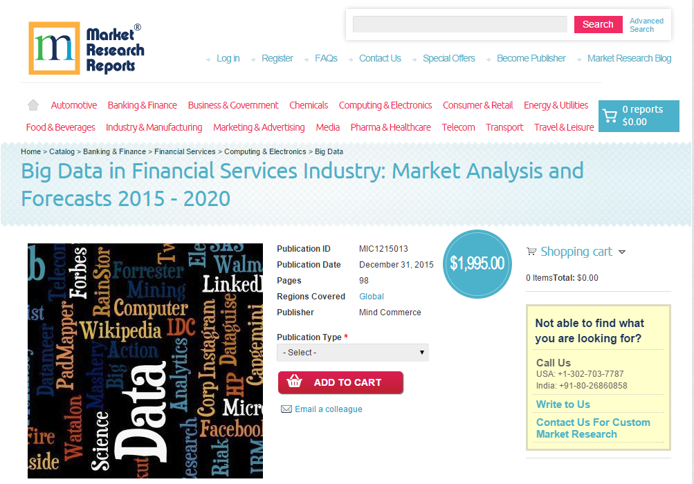 Big Data in Financial Services Industry'