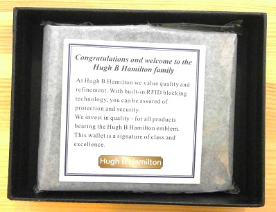 Hugh B. Hamilton RFID-Blocking Wallet'