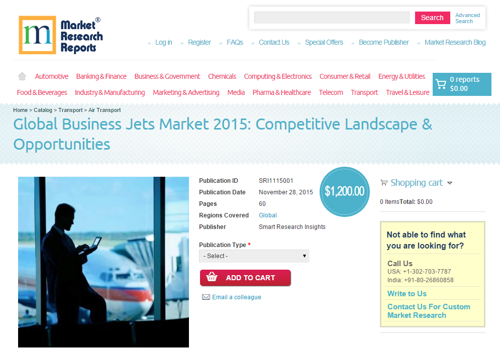 Global Business Jets Market 2015: Competitive Landscape