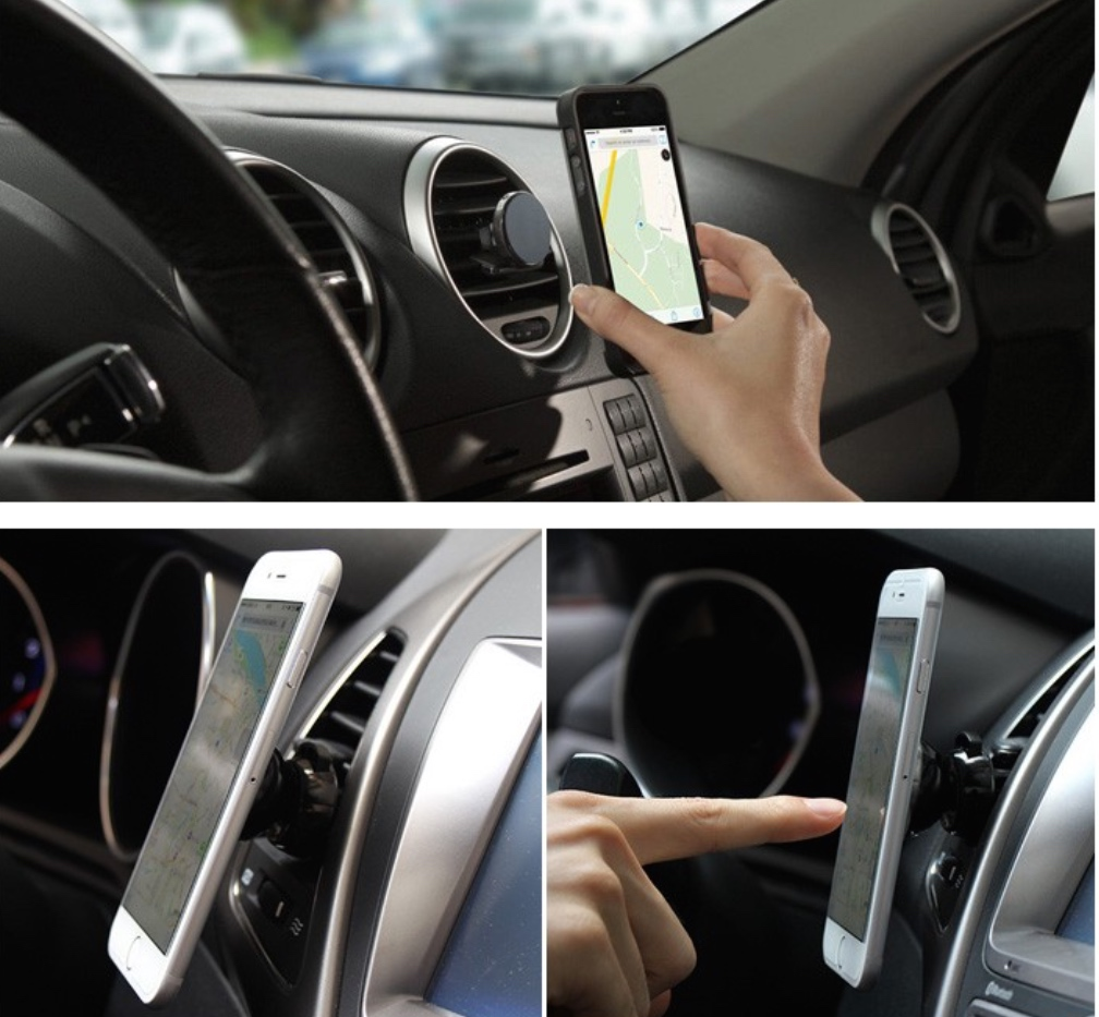 One hand to remove and add a phone.'