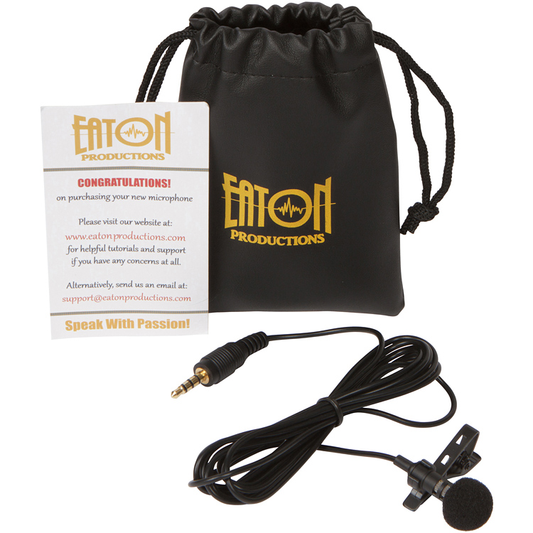 Eaton Productions Lavalier Microphone for Smartphones'