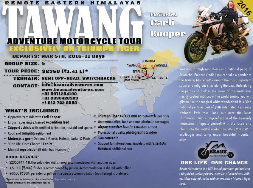 Beaux Adventures Announces Triumph Motorcycle Tour'