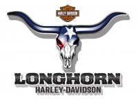 Longhorn Harley-Davidson Logo (White)