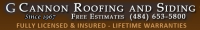 G. Cannon Inc. Roofing and Siding Logo